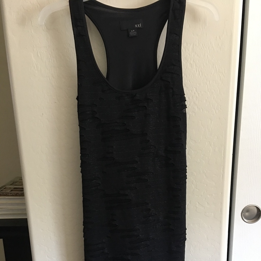 Forever 21 ~ XXI Black Tank Dress